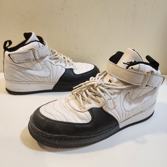 Nike  Fusion Jordan Fusion 12 White And Black The Best Of Both Worlds Size 11.5 - Picture 1 of 15